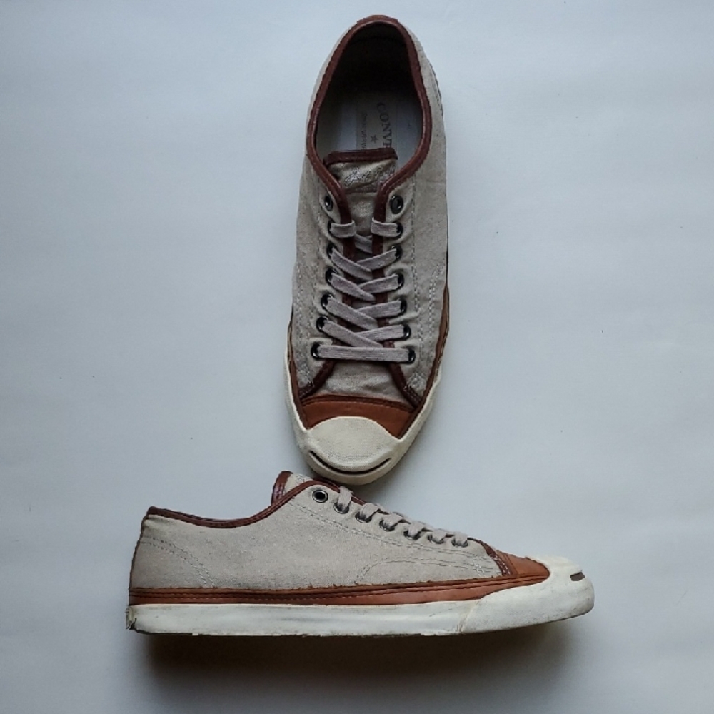 Converse John Varvatos Limited Edition Men's Beige and Brown Sneakers